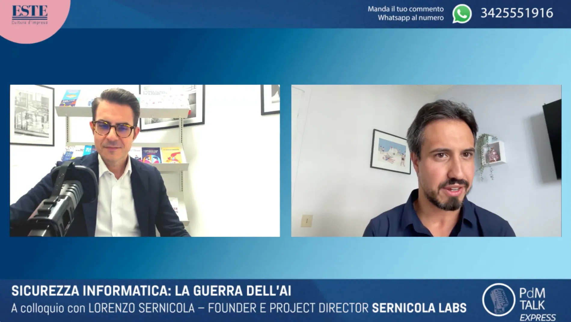 Cybersecurity e AI: Lorenzo Sernicola, founder di Sernicola Labs, ospite di PdM Talk Express